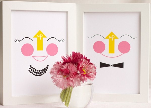 Madame and Monsieur Optimist - 5x7 Print Set