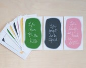 Printable Mini Valentine Card Set, "Let's..."