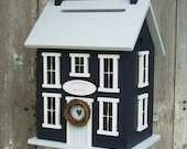 Wedding Card Holder Box Birdhouse - The Original - Personalized -  Choose your Colors.