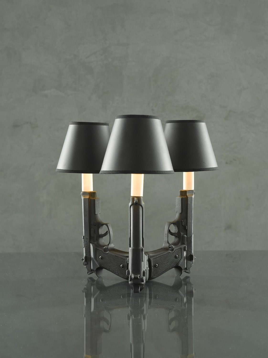 Tri-9mm Gun lamp by ceramicryan Tri-9mm Gun lamp by ceramicryan