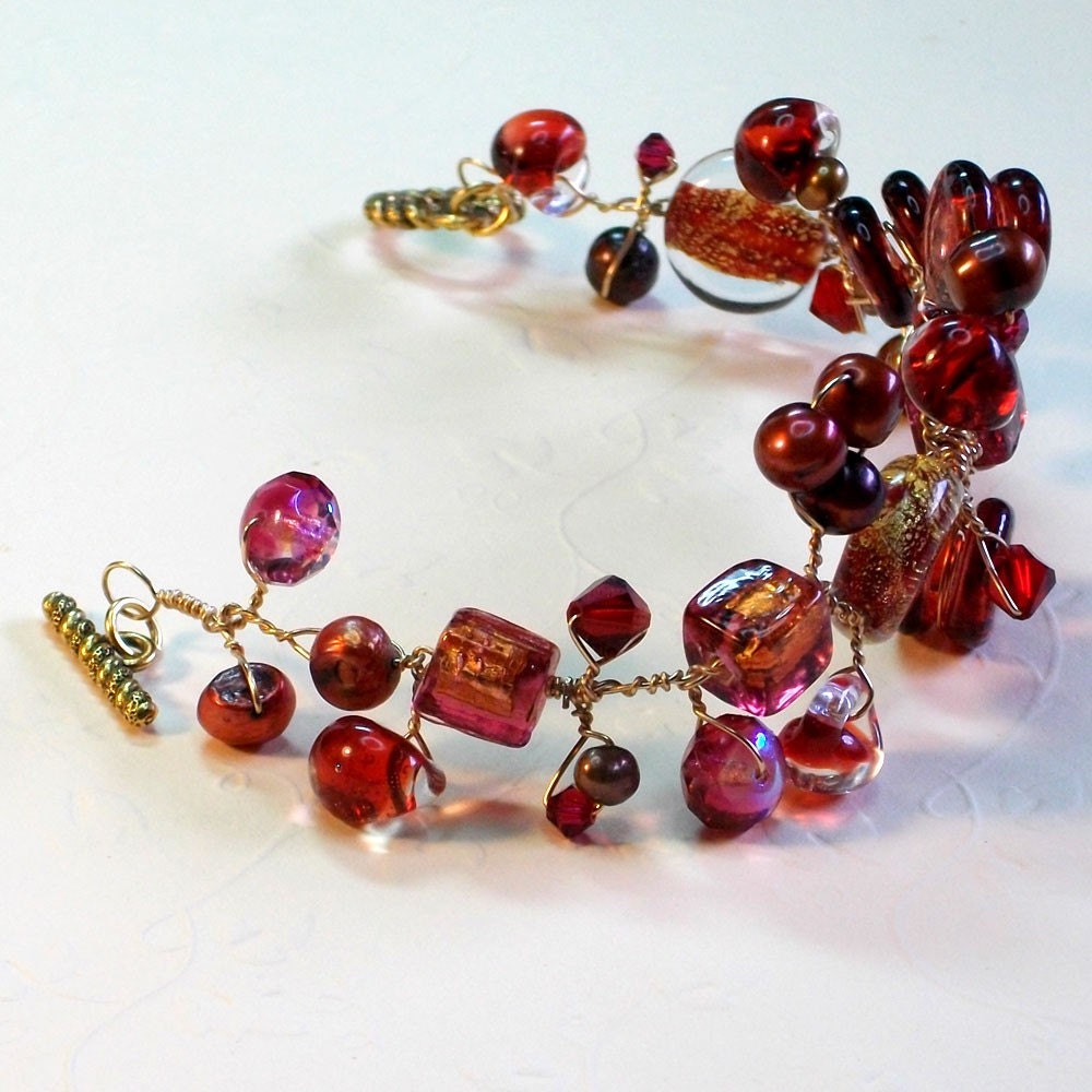 Garnet of delight bracelet