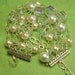 Queen's Cascade- five strand crystal and pearl bracelet