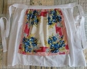 Shabby Chic Upcycled Half Apron