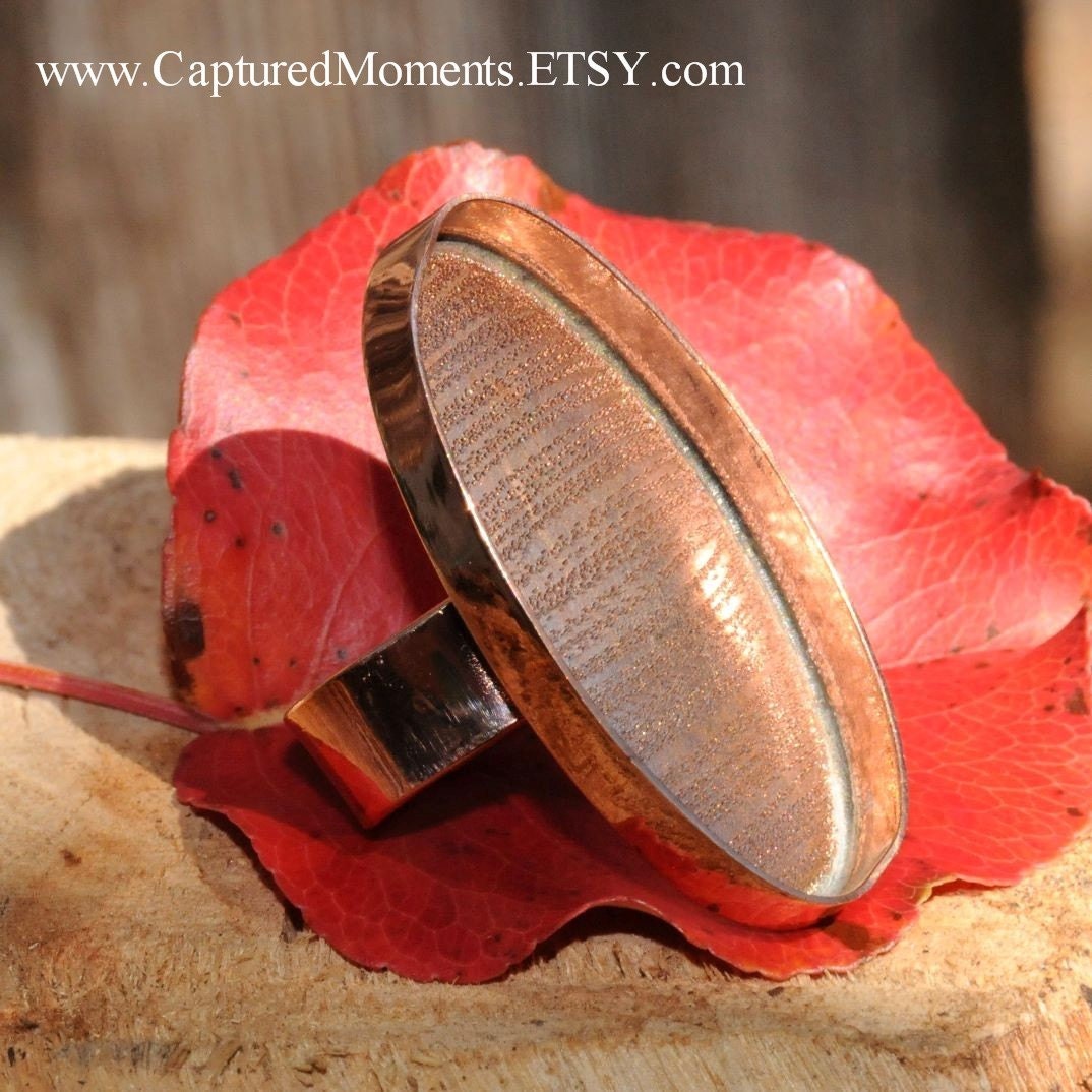 Large Oval Copper Ring