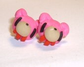 Gloomy Bear Stud Post Earrings In stock Ready to ship