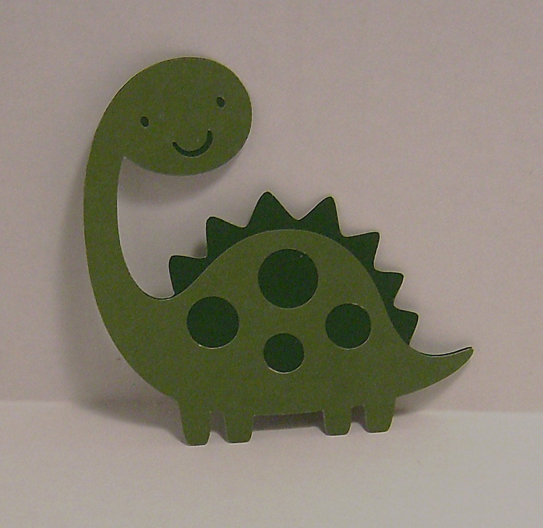 Dinosaur die cut for scrapbooking or card by simplymadescrapbooks