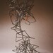 RESERVED Modern Steel Kinetic Fugurative Floor Sculpture