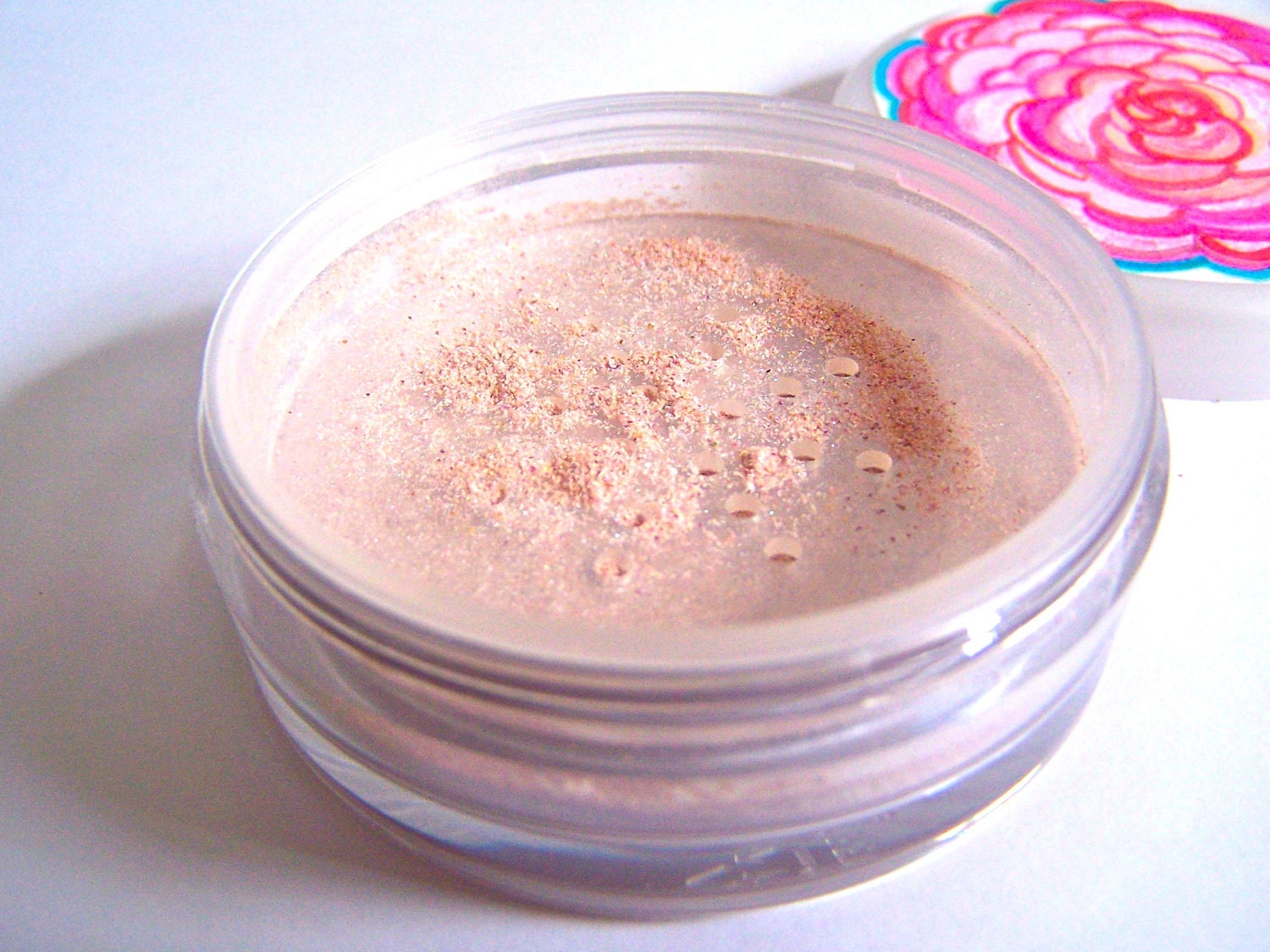 rose shimmer powder