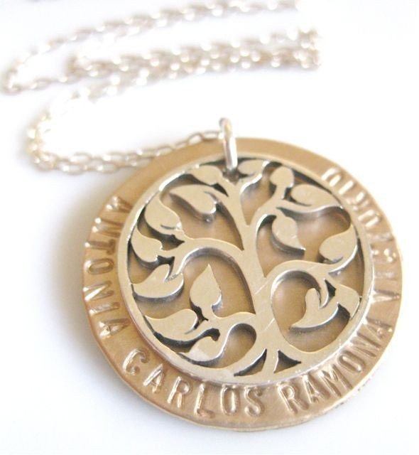 Personalized Family Jewelry - "My Tree of Wonder" Necklace