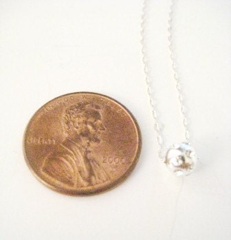 Dainty Sterling Silver Necklace - "One Thousand Kisses"