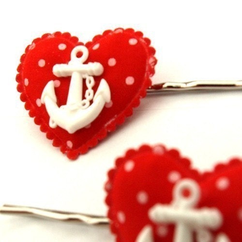 Sailor Sweetie Tattoo Hairpins