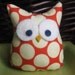 mini owl....Amy Butler fabric....party favor....stocking stuffer