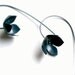La Nuit Sterling Silver Bell Flower Earrings, Statement Earrings, Woodland Wedding, Wearable Art Jewelry