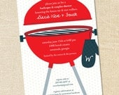 Sweet Wishes 20 Barbeque BBQ Summer Cookout Couples Shower Party Invitations - Custom Quantities (As Low as 1.19 Each) Il_170x135