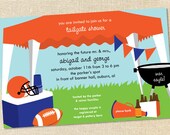 Sweet Wishes 20 Football Tailgating Shower Party Invitations - Custom Quantities (As Low as 1.19 Each) Il_170x135