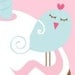 Sweet Wishes 20 Girls 1st BIrd on a Cupcake Birthday Party Invitations - Custom Quantities (As Low as 1.19 Each)