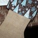 Christmas Burlap Stocking