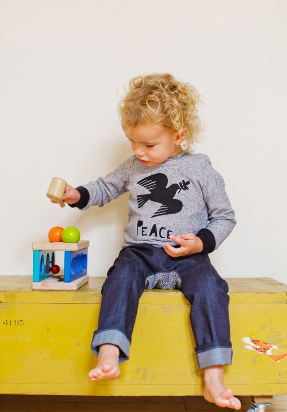 Peace dove children's hoodie