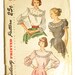 1950s Blouse Pattern Bust 32 Simplicity 2589 Short or Long Bishop Sleeve