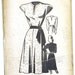 Anne Adams 4527 Misses 1950s Dress Pattern Bust 38 Cap Sleeve V Neckline 50s Mail Order Vintage Sewing Pattern UNCUT