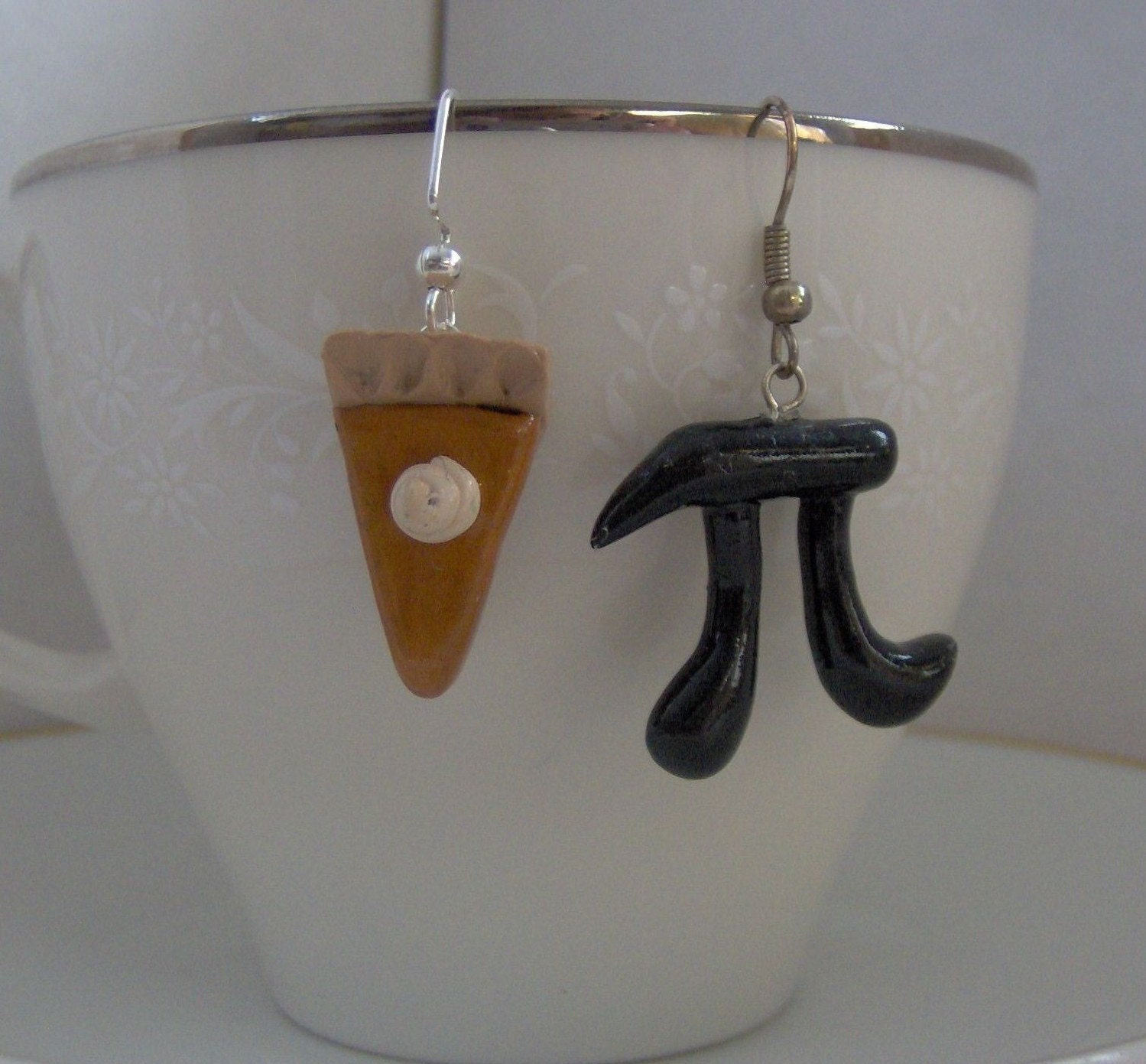 Pi and Pumpkin Pie Earrings
