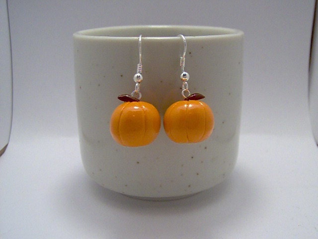 Pumpkin Earrings