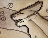 Bronze Kangaroos Original Art
