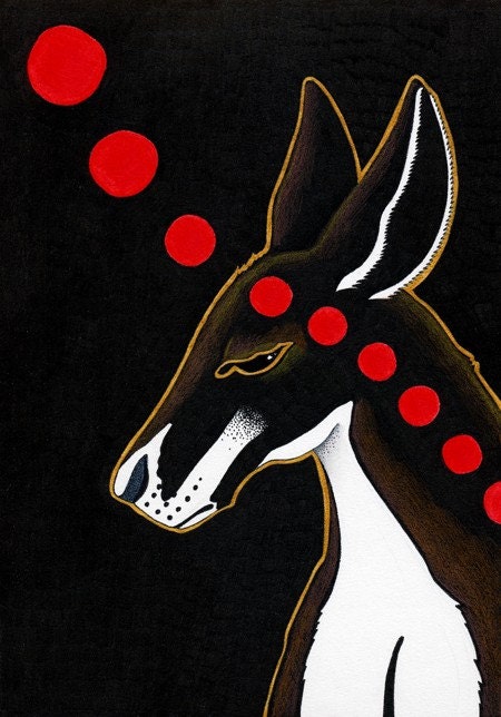 Original Red Kangaroo as Totem