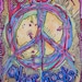 Singleton Hippie Art, Peace Love on the Rocks, The Original