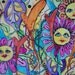 The Psychedelic Summer, Singleton Hippie Art Original