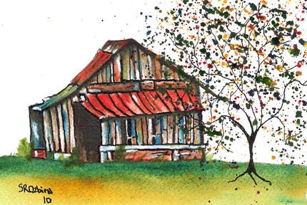 Rusty, 5 x 7 inch, Art Print, signed