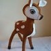 SALE- Dear Felt Hand Stitched Bambi