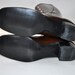 size 6.5 Vintage 60s Chocolate Corset Patent GoGo Boots