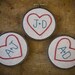Mini Custom Heart Sampler - Hand Embroidery