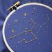Zodiac Embroidery Kit - diy constellation embroidery kit