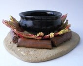 Ceramic Cauldron and Fire Saucer