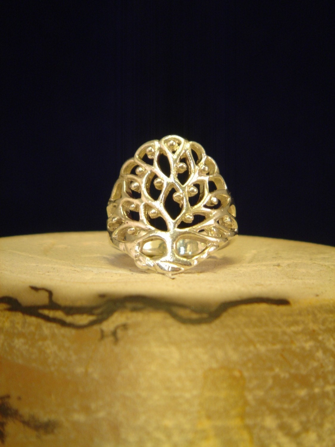 Sterling Silver Tree Of Life Ring