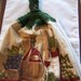 Wine and Grapes Crocheted Kitchen Towel