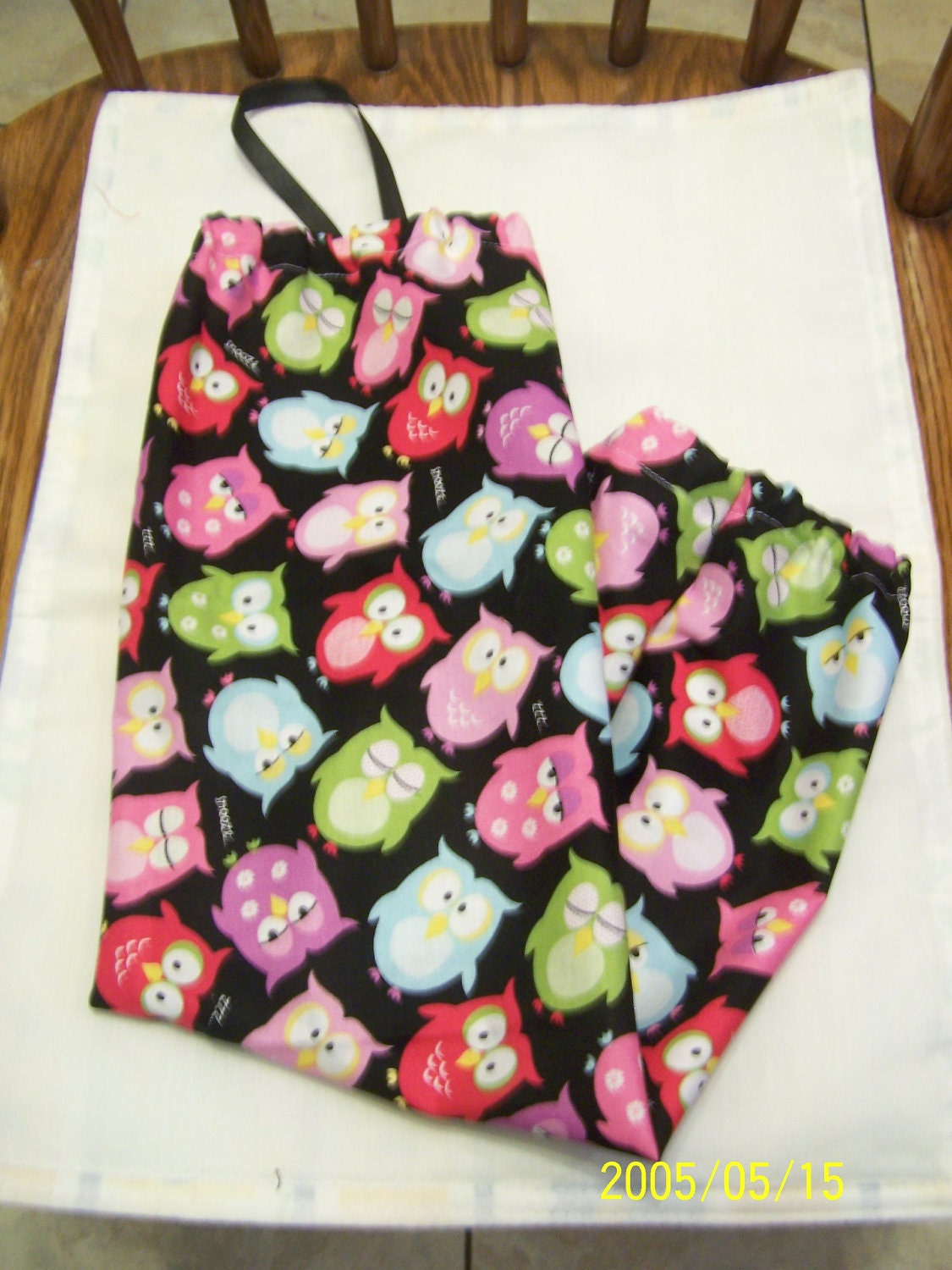 Colorful Owls Plastic Bag Holder