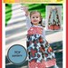 Kissing Kumquats Reverse Knot Dress PDF Sewing Pattern Size 6mo - 4T