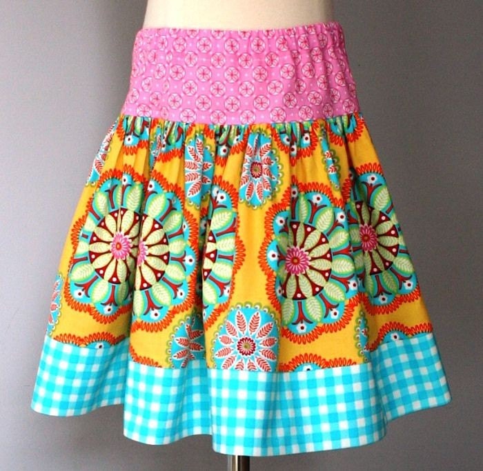 Springtime Twirl Skirt - by Kissing Kumquats
