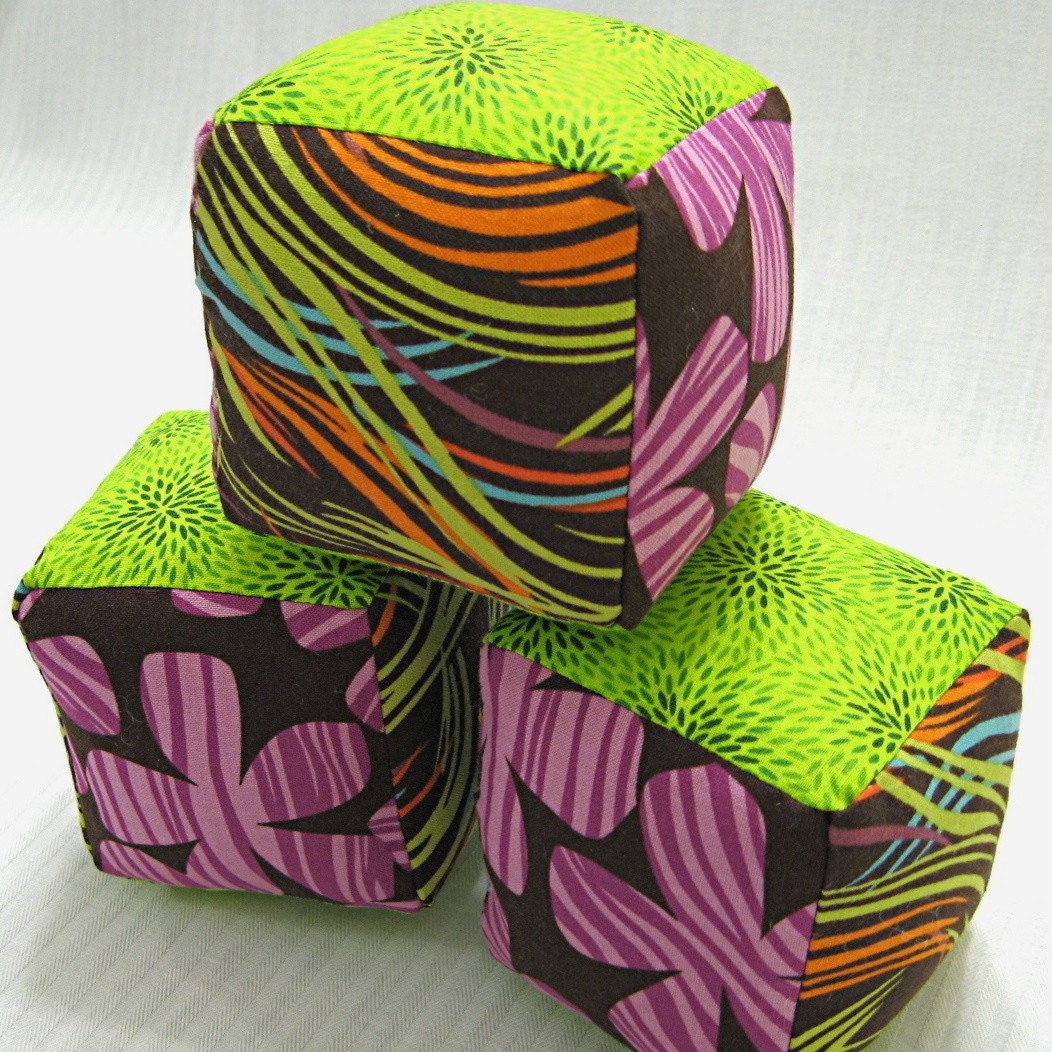 Soft Cloth Blocks (Wild Multicolored)