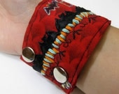 Unique Red Batty Wrist Cuff