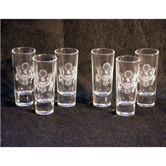 Items similar to U.S. Military Shot Glasses on Etsy