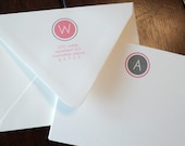 Set of 25 Flat Note Stationery - Simple Type 4