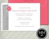 Stamp Wedding Invitation