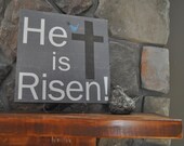 He Is Risen- 12x12 CAFE MOUNT
