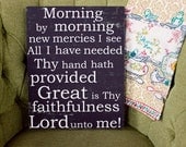 Great in Thy Faithfulness - 11x14 CAFE MOUNT