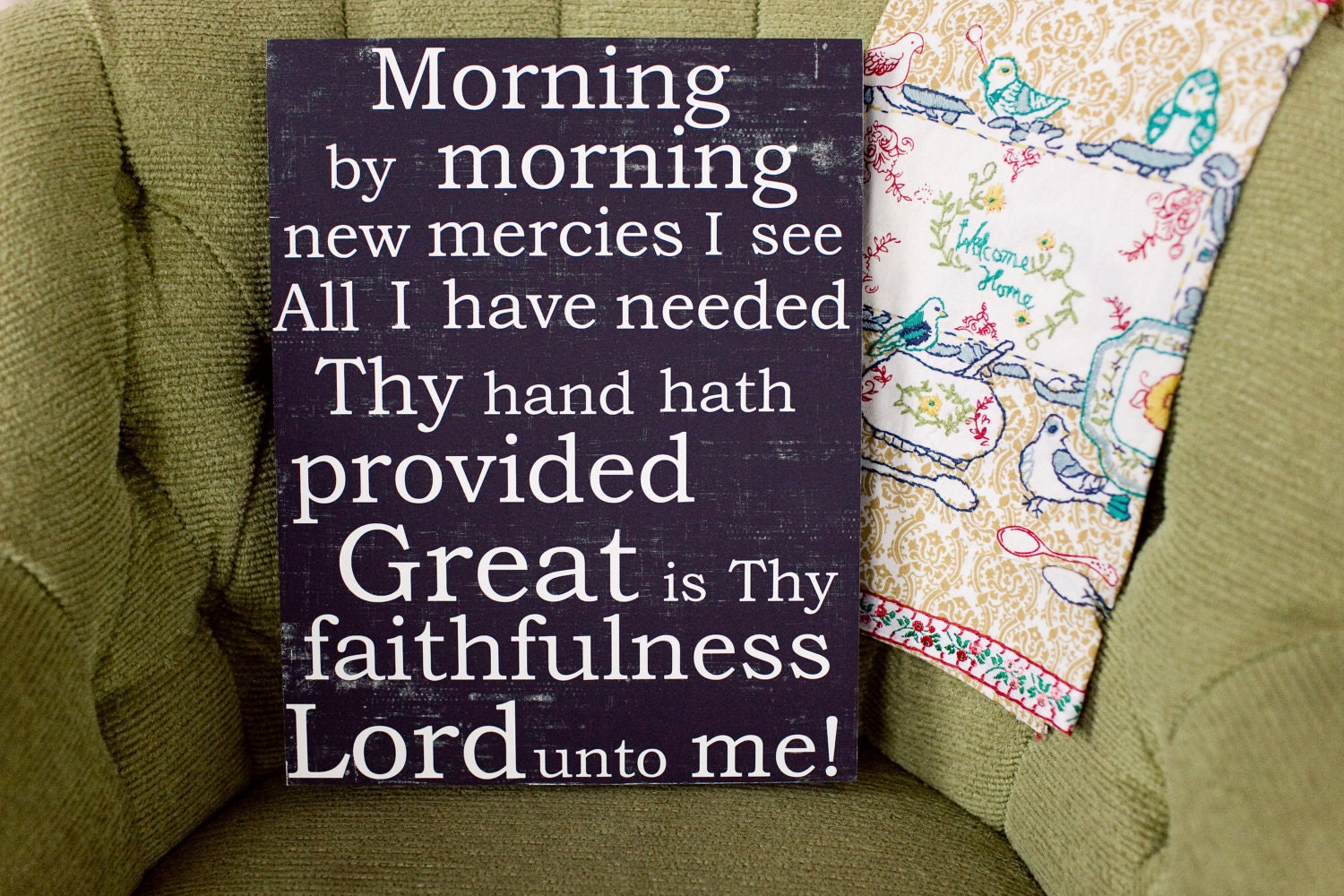 Great in Thy Faithfulness - 11x14 CAFE MOUNT