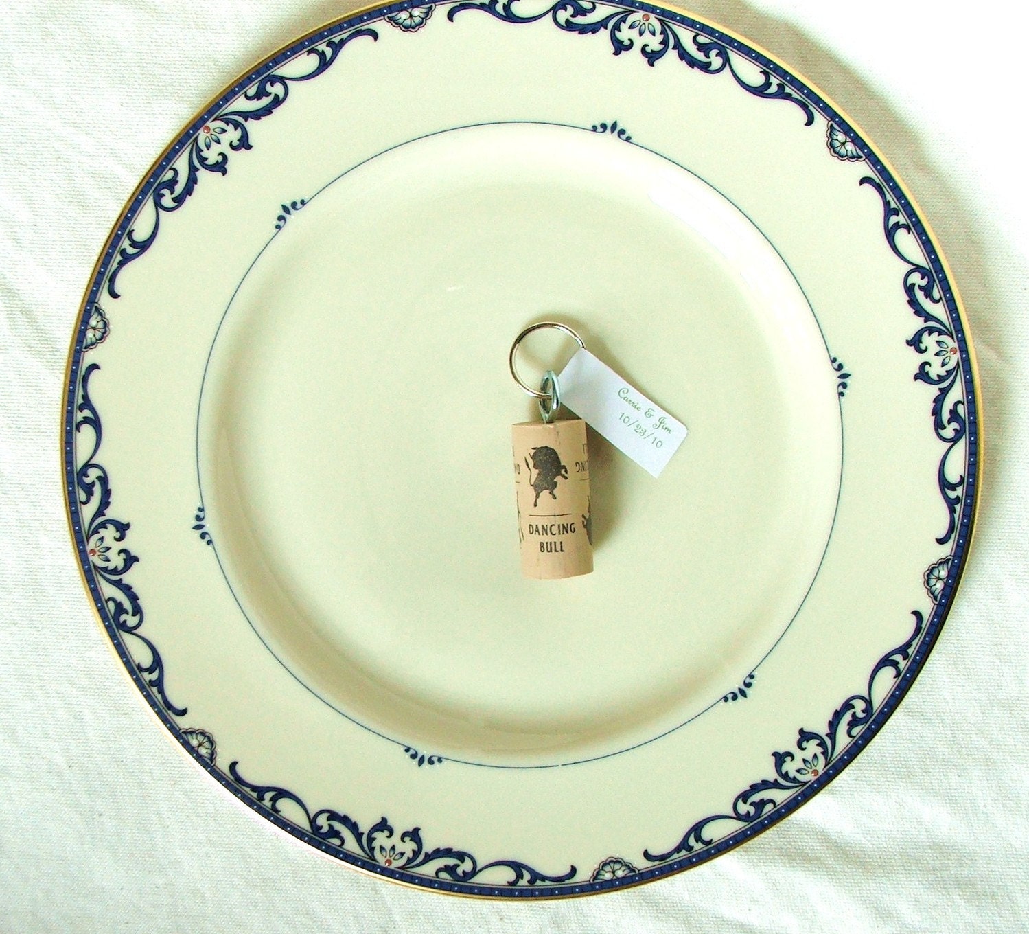 Keychain Wine Corks- Wedding Favor Pack 125 set
